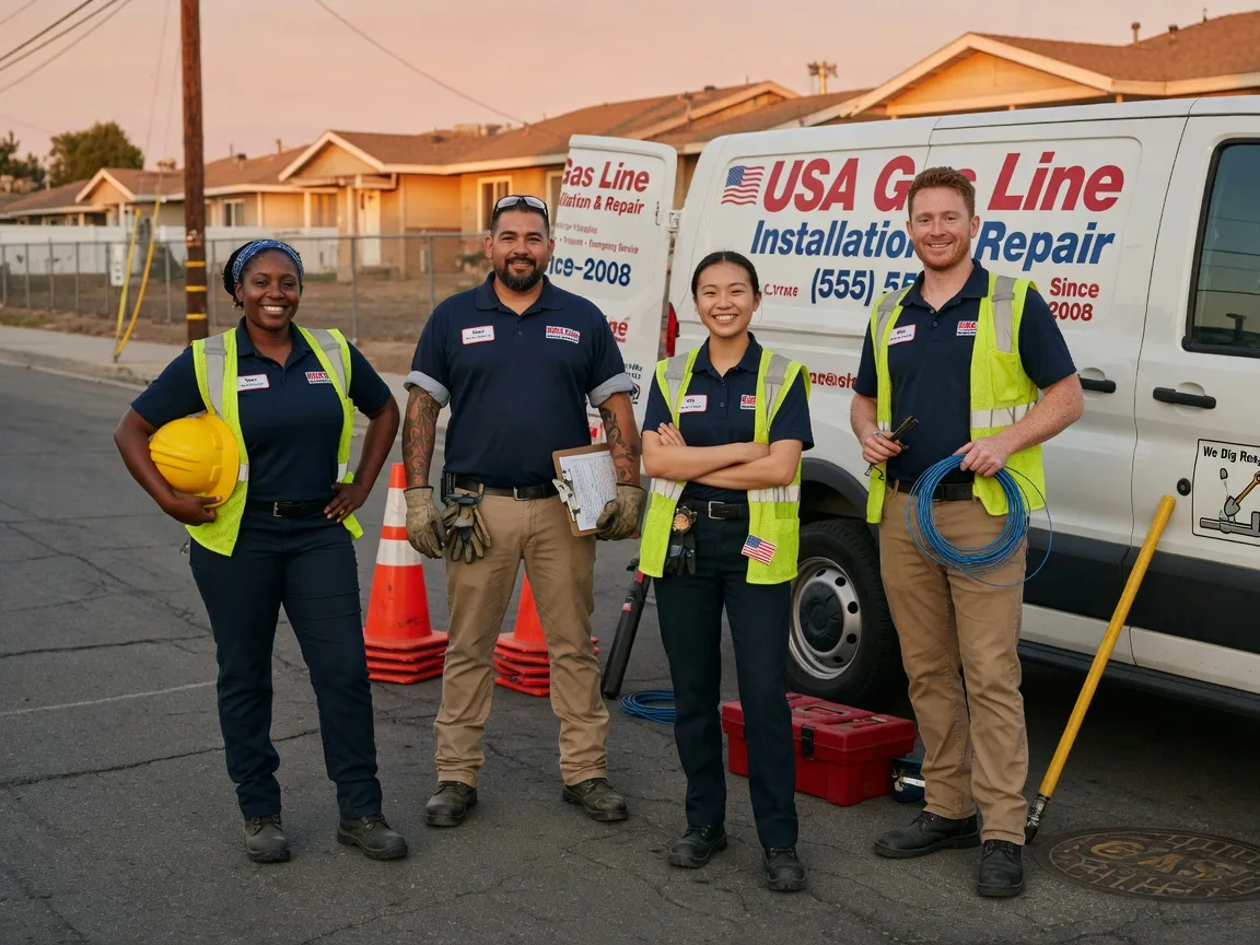 Gas Line Installation company in Laurier, WA